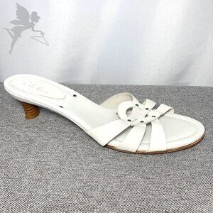 COLE HAAN Y2K Style Kitten Heel Open Toe Slide